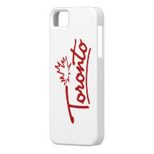 Toronto Leaf Script iPhone 5 Cover