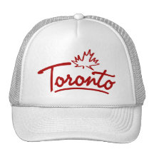 Toronto Leaf Script Trucker Hat