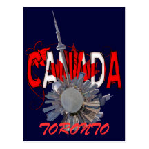 toronto mini planet postcard