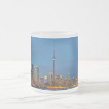 Toronto Ontario Canada Skyline At Night Mugs
