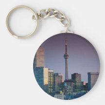 Toronto, par nuit, Ontario, Canada Porte-clef