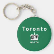 Toronto QEW Key Chain