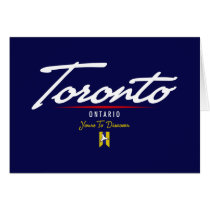Toronto Script Greeting Cards
