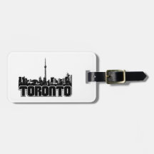 Toronto Skyline Bag Tag