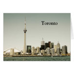Toronto skyline greeting card