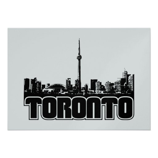 Toronto Skyline Personalized Announcements