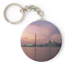 Toronto Skyline Portrait keychains