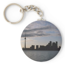 Toronto Skyline Silhouette keychains