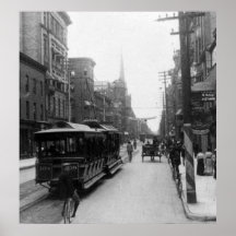 Toronto Street Scene, 1900 Posters