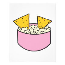 tortilla chips in dip custom invitation