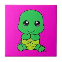 Tortue de bébé carreaux en céramique