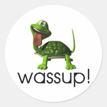 Tortue de Wassup Autocollants