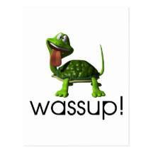 Tortue de Wassup Carte Postale