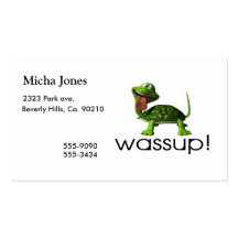 Tortue de Wassup Cartes De Visite Professionnelles