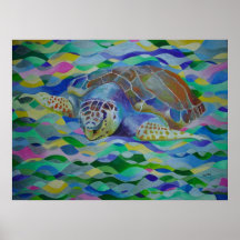 Tortue d'imbécile poster