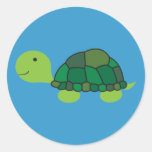 Tortue mignonne adhésif