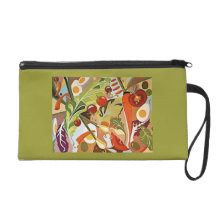 tossed salad purse wristlet clutches