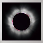 Total Solar eclipse taken in France 1999 Poster