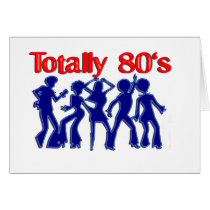 Totally 80s disco greeting card