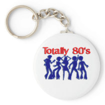 Totally 80s disco key chain