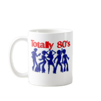 Totally 80s disco coffee mugs
