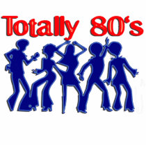 Totally 80s disco acrylic cut outs