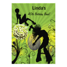 totally 80's retro  party Invitation