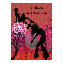 totally 80's retro  party Invitation