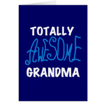 Totally Awesome Grandma Blue Tshirts and Gifts