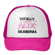 Totally Awesome Grandma - Pink Tshirts and Gifts Hat