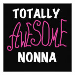 Totally Awesome Nonna Pink T-shirts and Gifts Custom Invite