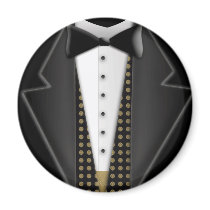 Totally formal tuxedo fridge magnets