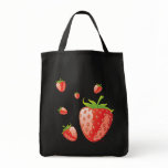 Tote Bag with Strawberries