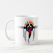 Totem indien tasse à café