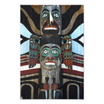 Totem Pole Art Photo