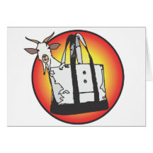Totes Ma Goats Greeting Cards