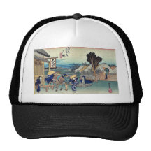 Totsuka by Ando, Hiroshige Ukiyoe Hats