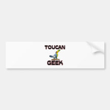 Toucan Geek Bumper Stickers