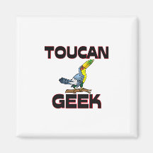 Toucan Geek Refrigerator Magnet