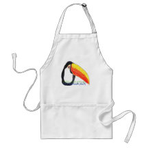 Toucan South American Exotic Jungle Bird Apron