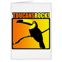Toucans Rock! Card