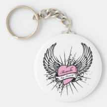 Touch Heart Logo Keychain