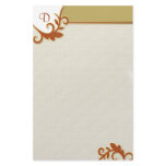 Touch of Class - Customize Initial stationery