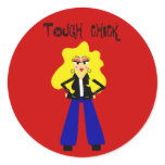 Tough Chick Stickers