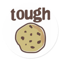 Tough Cookie T-shirt stickers