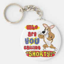 Tough Corgi Keychain