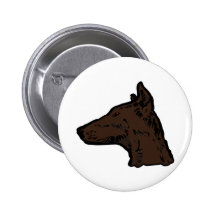 Tough Dog Pinback Button