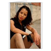 Tough Girl Greeting Cards