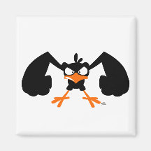 Tough lil' birdie :) magnet