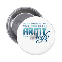 Tough People (ArmyWife) Buttons